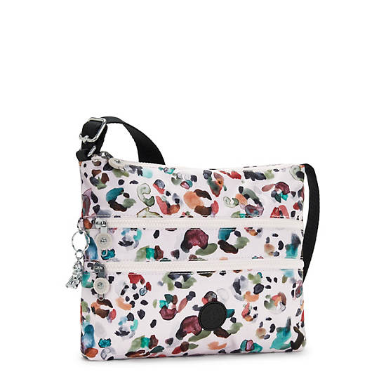 Kipling Alvar Printed Çapraz Askılı Çanta Beyaz Renkli | TR 2144SG